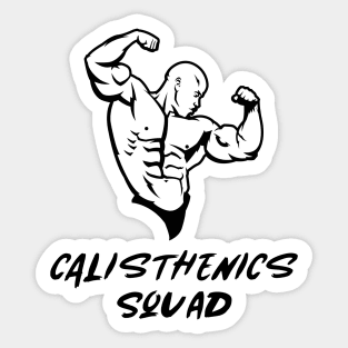 Calisthenics Home Workout Squad Sticker